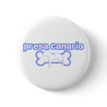 Pink & Blue Canary Dog buttons
