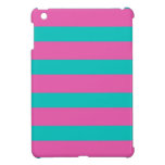 Pink & Blue Colour Block Stripes iPad Mini Case ipad mini cases