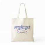 Pink & Blue Greyhound Canvas Bags