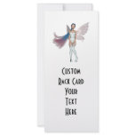 Pink & Blue Hair Pixie In White rack cards