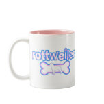 Pink & Blue Rottweiler Mug