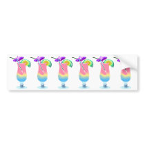 Pink & Blue Tropical Drink