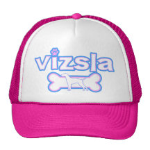 Pink & Blue Vizsla Hat