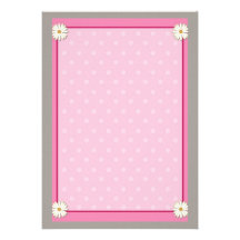 Pink Border on Handcrafted Acrylic Texture Sheet3 Announcements