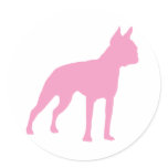 Pink Boston Terrier Dog Gifts