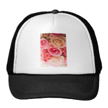 Pink Bouquet Mesh Hats