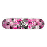 Pink Bow Skull Skateboard Decks