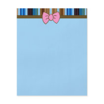 Pink Bow Stationery