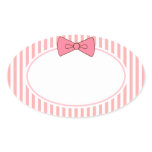 Pink Bow Stickers