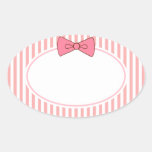 Pink Bow Stickers