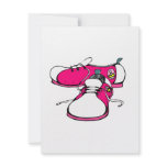 Pink Bowling Shoes invitations