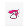 Pink Bowling Shoes Post Card