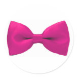 Pink Bowtie Stickers
