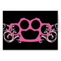 Pink Brass Knuckles cards