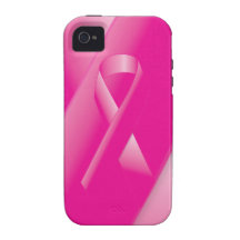 PINK BREAST CANCER SUPPORT RIBBON CAUSES WOMEN CASE FOR THE iPhone 4
