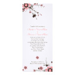 Pink & Brown Cherry Blossom Wedding Invite