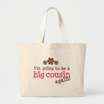 Pink/Brown Flower Big Cousin T-shirt Bag