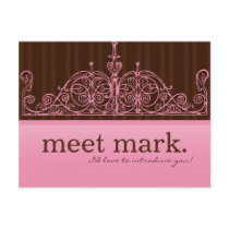 Pink & Brown Sales Postcard