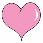 Pink Bubble Gum Heart photo sculptures