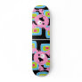 Pink Bubblegum Retro Dog Skate Boards