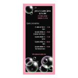 Pink Bubbles Cleaning Service Rack Cards