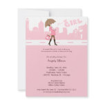 Pink Bundle Of Joy Baby Shower Invitation