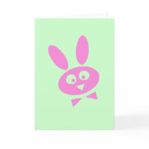 Pink Bunny Cards