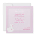 Pink Bunny Easter Egg Hunt Invitations