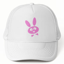 Pink Bunny Trucker Hat