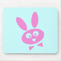 Pink Bunny Mousepads