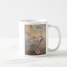 pink bunny mug