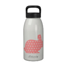 Pink Bunny rabbit Water Bottles