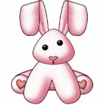 Pink Bunny Wall Sculpture photo sculptures