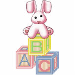 Pink Bunny Wall Sculpture photo sculptures