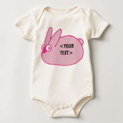 Pink Bunny, <YOUR TEXT> Shirts by customize_it