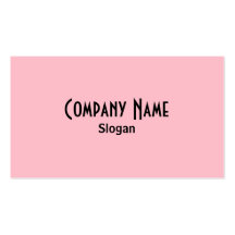 Pink Business Card