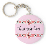 Pink Butterflies Keychain