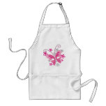 pink butterfly aprons