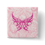 Pink butterfly buttons