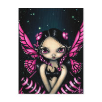 "Pink Butterfly Fairy" Postcard