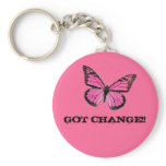 pink butterfly, GOT CHANGE!! keychains