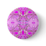 "Pink Butterfly Mandala" Button