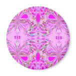 "Pink Butterfly Mandala" Magnet