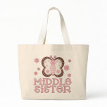 Pink Butterfly Middle Sister bags