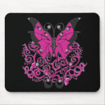 Pink Butterfly mousepads