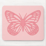 Pink Butterfly mousepads
