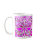 Pink Butterfly Mug by M.Light