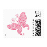 Pink Butterfly Postage