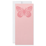 Pink Butterfly Rack Card Design