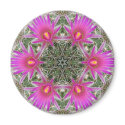 Pink Cactus Flower magnets